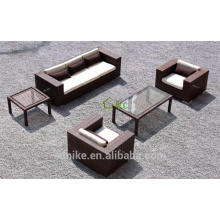 DE- (43) muebles de patio de hotel usado para la venta conjunto de sofá de hotel de ratán